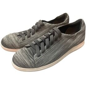 Zara Man Lace Up Sneakers Casual Shoes Size 40 US 7 Gray  Woven Knit